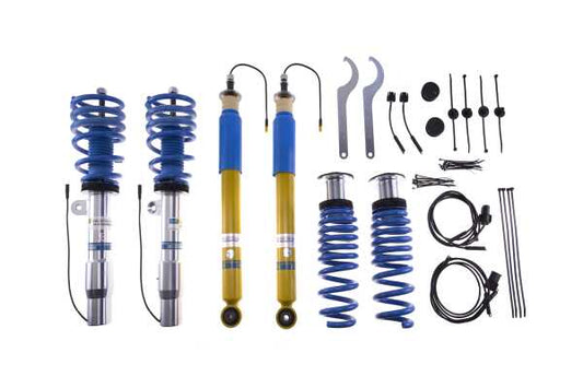 Bilstein B16 DampTronic Coilovers & Suspension Kit for BMW M3 E90/E92/E93 (E9X) 2007-2013 - EDC-Compatible Adaptive, Height-Adjustable Monotube Shocks & Struts - Plug & Play Electronic Dampers - 49-237108