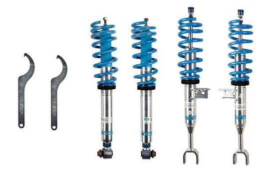 Bilstein B16 PSS10 Coilover Kit 48-177580 for BMW F10 5 Series & F06 6 Series (520d 520i 523i 525d 528i 530d 530i 535d 535i 550i 640i 640d 650i) - Height & Damping Adjustable, 10-30mm Lowering, Non-EDC