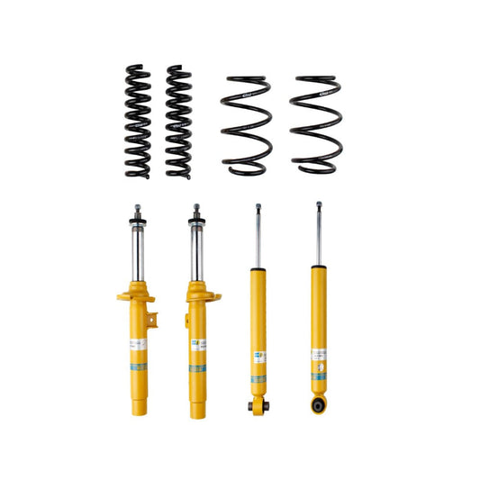 Bilstein B12 Pro Kit DampTronic EDC Compatible Adaptive Shocks/Struts & Lowering Springs for BMW 3 Series F30 xDrive AWD (2011-2018) 320d 320i 328i 330i - Sport Suspension Upgrade Kit - Part 46-282316