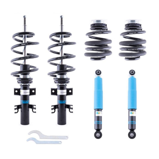 Bilstein B14 Comfort/Komfort Coilover Suspension for VW Transporter T5 & T6 (2003+) - 40-70mm Height Adjustable Drop - Lowering Kit Shocks & Springs - Monotube Gas Struts - VW Van Kombi Caravelle Camper Upgrade - Part 47-309364