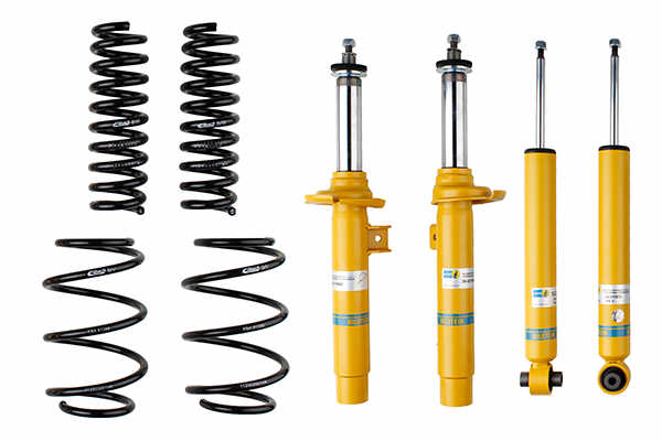 Bilstein B12 Pro-Kit 25–30mm Sport Suspension Lowering Kit for BMW 1 Series F20/F21 & 2 Series F22/F23 – B8 Dampers + Eibach Pro Springs – Shock Absorber & Spring Drop Set – Fits 114i-125i 116d-125d 218i-230i 218d-220d M235i/M240i – 46-223609