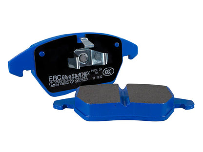 EBC Brakes Bluestuff NDX Front Pads DP51946NDX for ATE Calipers - Audi S3 8P, TT Mk2 8J, TTS 8J & VW Golf R Mk6 2.0 TFSI/TSI - Performance Uprated Street/Fast Road & Track Day Front Disc Brake Pads