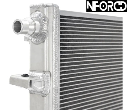 Mishimoto BMW S58 Heat Exchanger for M2 (G87), M3 (G80/G81) & M4 (G82/G83) - Direct-Fit Dual-Pass Aluminum Charge Cooler / Intercooler Radiator FMHE | G8X Performance Cooling Upgrade | Lifetime Warranty