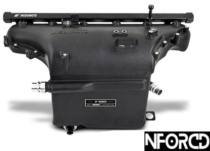 Mishimoto S58 Charge Air Cooler Inlet Manifold for BMW G87 M2, G80/G81 M3, G82/G83 M4  Port Injection Ready PFI Fuel Rail  Bar-and-Plate Intercooler Manifold Upgrade