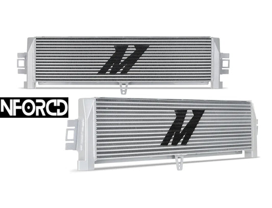 Mishimoto BMW S58 Engine Oil Cooler Kit - Direct-Fit Uprated Bar-and-Plate Aluminium Oil Radiator/Heat Exchanger for G80 M3, G82/G83 M4, G87 M2 (2021+, Comp & xDrive) - 41% Larger Core, Heavy-Duty Track-Ready OEM Replacement
