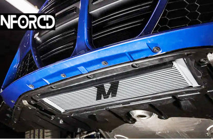 Mishimoto BMW S58 Engine Oil Cooler Kit - Direct-Fit Uprated Bar-and-Plate Aluminium Oil Radiator/Heat Exchanger for G80 M3, G82/G83 M4, G87 M2 (2021+, Comp & xDrive) - 41% Larger Core, Heavy-Duty Track-Ready OEM Replacement