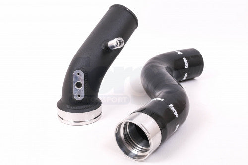 Forge Motorsport Alloy Charge/Boost Hard Pipe for BMW N55 335i & 435i (F30 F31 F33 F34) | Turbo Outlet & Throttle Body Charge Air Pipe | Direct Fit, Meth Bung, OEM DV Compatible | 3 Series & 4 Series | Replaces 13717604033