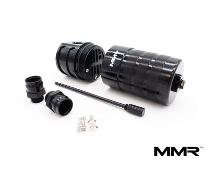 MMR Performance N55 3.0 Turbo Oil Catch Can / Air Oil Separator AOS Kit - BMW F2x F3x F20 F21 F22 F23 F30 F31 F32 F33 M135i M235i 335i 435i - Baffled PCV Crankcase Breather Catch Tank, Direct-Fit - MMR17-0501FK (2015-2019)