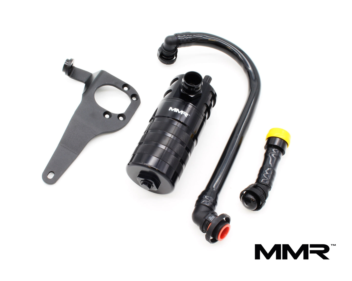 MMR Performance N55 3.0 Turbo Oil Catch Can / Air Oil Separator AOS Kit - BMW F2x F3x F20 F21 F22 F23 F30 F31 F32 F33 M135i M235i 335i 435i - Baffled PCV Crankcase Breather Catch Tank, Direct-Fit - MMR17-0501FK (2015-2019)