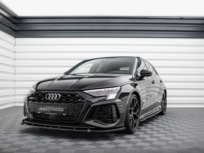 Maxton Design - FRONT SPLITTER V.1 AUDI RS3 8Y (2020-2024)