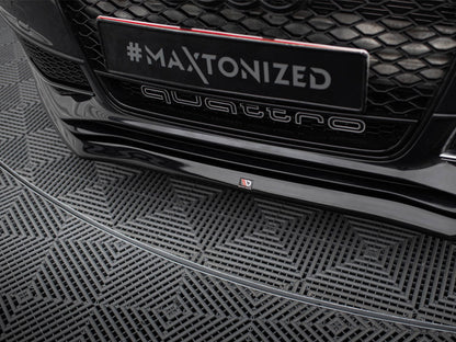 Maxton Design - FRONT SPLITTER V.1 AUDI S4 / A4 S-LINE B8 FL