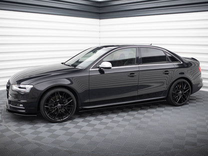 Maxton Design - SIDE SKIRTS DIFFUSERS AUDI S4 / A4 / A4 S-LINE B8 / B8 FL