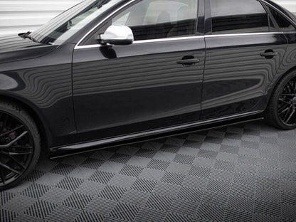 Maxton Design - SIDE SKIRTS DIFFUSERS AUDI S4 / A4 / A4 S-LINE B8 / B8 FL