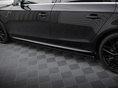 Maxton Design - SIDE SKIRTS DIFFUSERS AUDI S4 B8 FACELIFT (2012-UP)