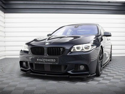 Maxton Design - FRONT SPLITTER V3 BMW 5 F10/F11 M-PACK (2011-2017)