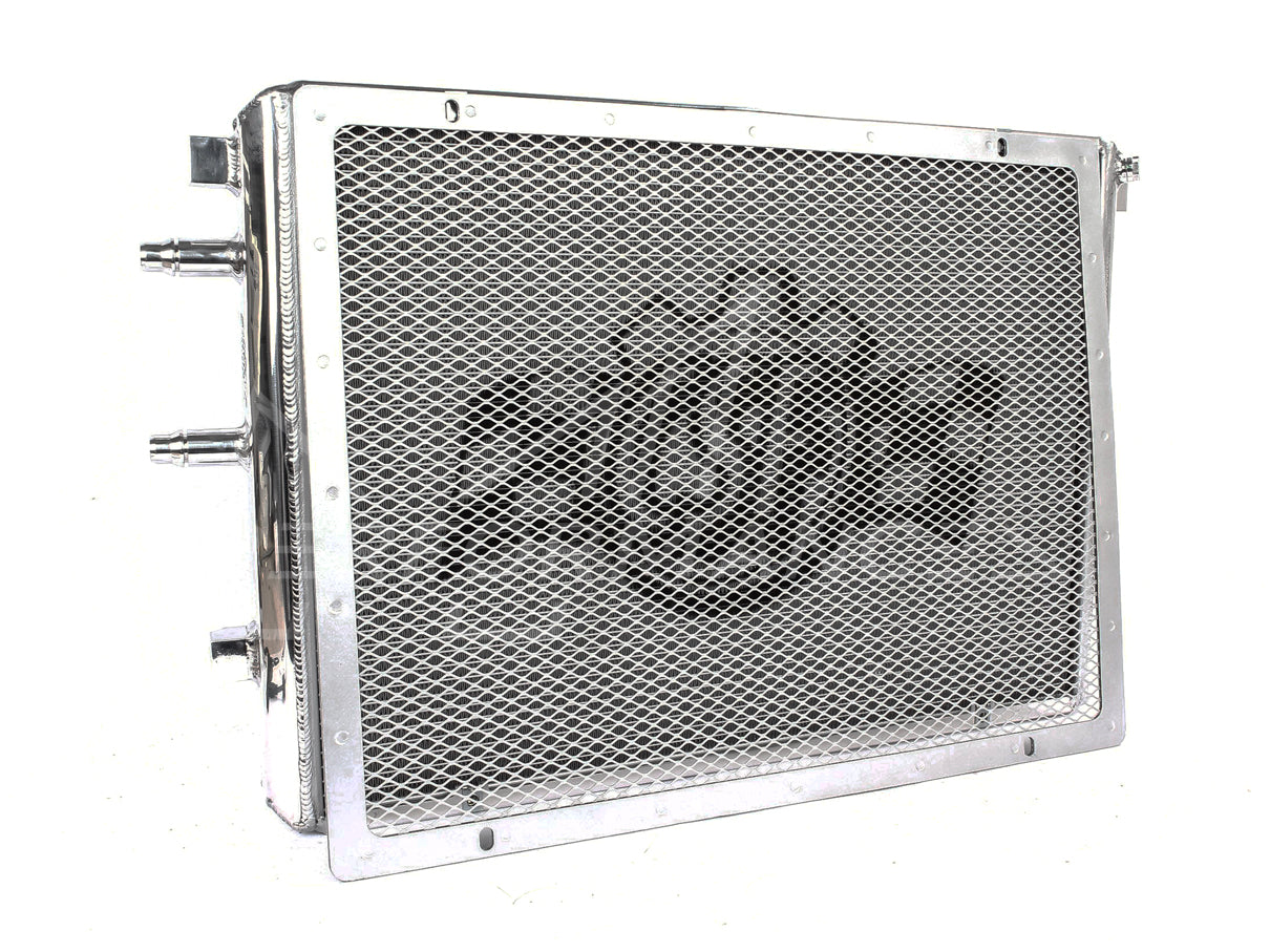 CSF S55 Low Temp Radiator / Front Mount Heat Exchanger for BMW F80 M3, F82 M4, F87 M2 Competition (F8X) – Charge Cooler Water-to-Air Auxiliary Intercooler Radiator, Dual-Pass B-Tube, Direct Fit Drop-In – 8075 Silver / 8075V Black
