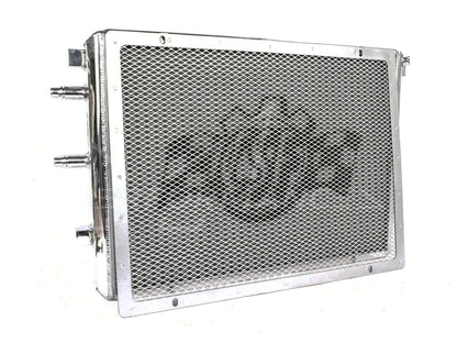 CSF S55 Low Temp Radiator / Front Mount Heat Exchanger for BMW F80 M3, F82 M4, F87 M2 Competition (F8X) – Charge Cooler Water-to-Air Auxiliary Intercooler Radiator, Dual-Pass B-Tube, Direct Fit Drop-In – 8075 Silver / 8075V Black