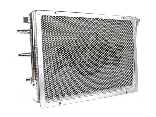 CSF S55 Low Temp Radiator / Front Mount Heat Exchanger for BMW F80 M3, F82 M4, F87 M2 Competition (F8X) – Charge Cooler Water-to-Air Auxiliary Intercooler Radiator, Dual-Pass B-Tube, Direct Fit Drop-In – 8075 Silver / 8075V Black