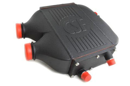 CSF S55 Top-Mount Intercooler / Charge Air Cooler (Air-to-Water CAC) for BMW M3 M4 M2 Competition F80 F82 F87 - Direct-Fit Drop-In Plug & Play Performance Cooling Upgrade - Manifold Mount Boost Cooler - 8082 8082R 8082-CF