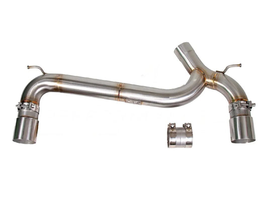 CSK Exhaust Axle-Back Straight Pipe for BMW M140i F20/F21 (B58) – Backbox/Rear Box/Muffler/Silencer Delete Rear Section | 1 Series Performance Exhaust Upgrade | 304 Stainless, TIG Welded, 3.5in Tips | OPF/GPF Compatible | CSK002