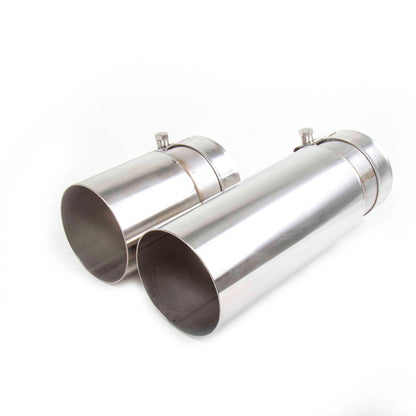 CSK BMW 1 Series M135i F20/F21 N55 Axle-Back Exhaust Straight Pipe – Rear Box/Back Box/Muffler/Rear Silencer Delete Rear Section – 304 Stainless Steel, TIG Welded – Performance Axleback Tailpipe – CSK001