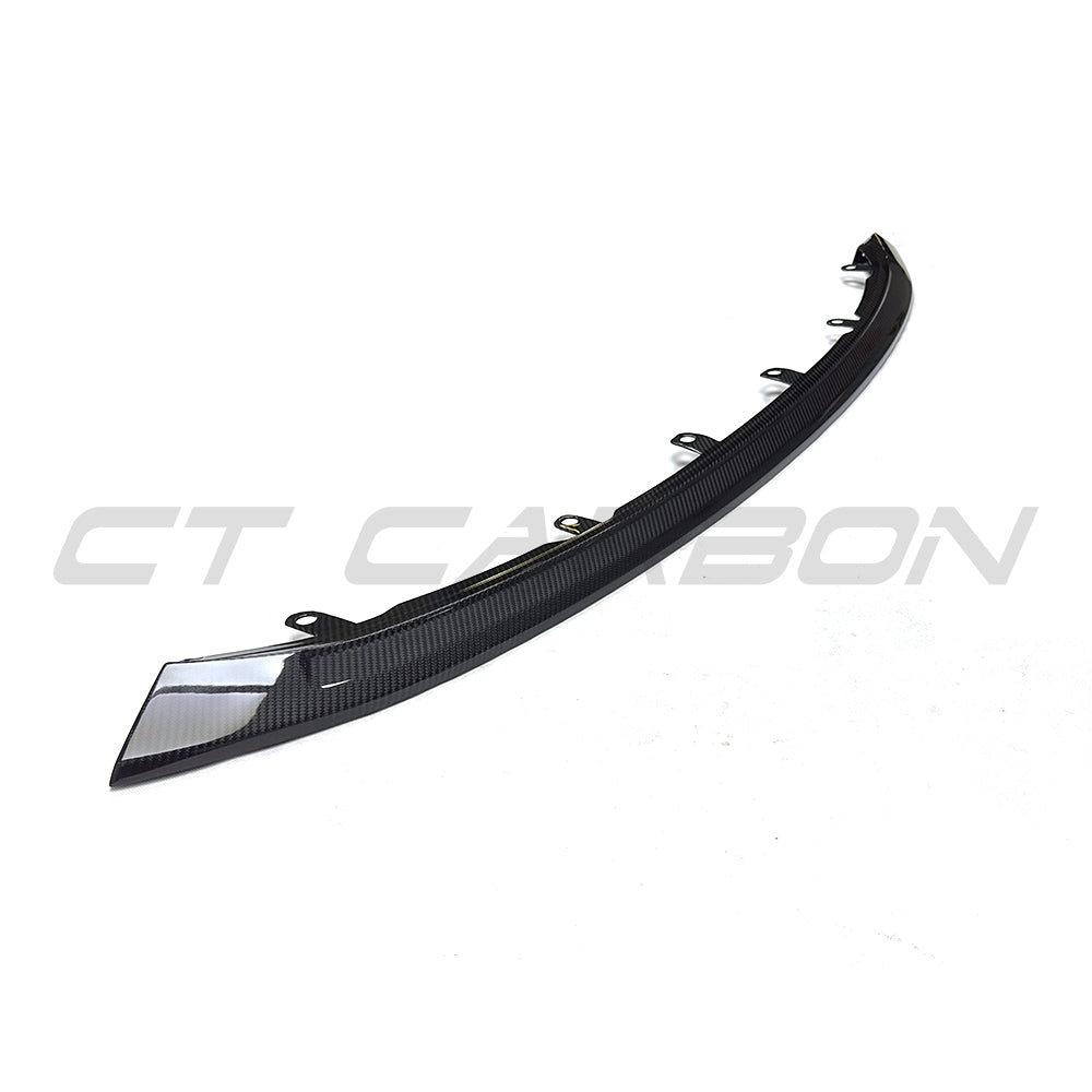 BMW M3/M4 G80 G81 G82 G83 (G8X) 3-Piece Front Lip Splitter Spoiler - CSL Style OEM+ Pre-Preg Carbon Fibre/Carbon Fiber - CT Carbon Front Bumper Lip/Chin Spoiler/Valance 2021+