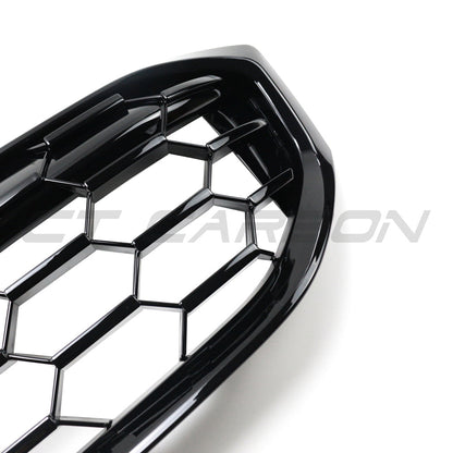 BMW 3 Series G20 G21 LCI Facelift 2022-2025 Front Kidney Grille/Grill – Gloss Piano Black Shadowline Blackout Chrome Delete – OEM-Style ABS Replacement for Saloon & Estate (Touring) Radiator Upper Grille | BLAK by CT