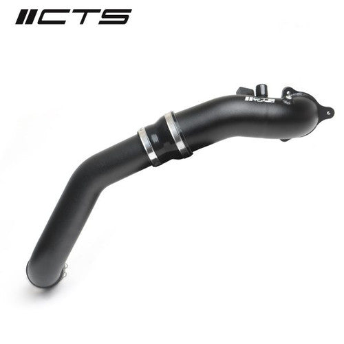 BMW B58 Charge Pipe/Boost Pipe Upgrade Kit by CTS Turbo - Aluminium Intercooler/Turbo Outlet Hard Pipe for M140i M240i M340i M440i 540i 740i X3 X4 (F20 F22 F30 F32 G30 G11 G12 G01 G02) - MAP Boss & 1/8 NPT Meth Port