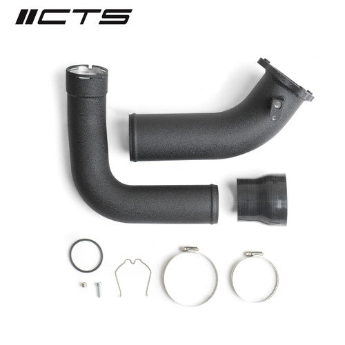 CTS Turbo Aluminium Charge Pipe Upgrade Kit for BMW B46/B48 2.0T (F & G Series) - 230i 330i 430i 530i X3 30i 330e 530e 740e - High-Flow, WMI Port - Replaces OE 13718601683