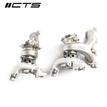CTS Turbo S58 Twin Turbo Upgrade Kit - Fits BMW G80/G81 M3, G82/G83 M4, G87 M2, F97 X3M, F98 X4M - Bolt-On Plug-and-Play Twin-Scroll Hybrid Turbochargers, Stage 2+, No Core, 825-900whp Potential