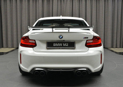 Genuine AC Schnitzer Carbon Fibre (Carbon Fiber) GT Wing Rear Spoiler for BMW M2 F87 Coupe 2016-