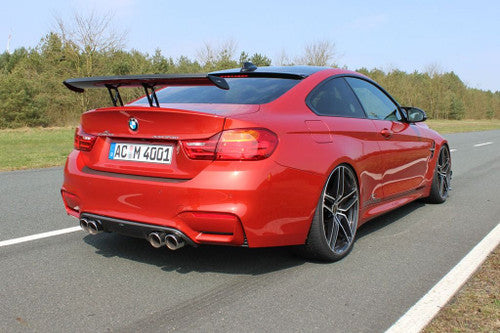 AC Schnitzer Carbon Fiber Rear Wing Spoiler High Mount for BMW M4 F82 Coupe (2014-2020) - Carbon Fibre Boot/Trunk Spoiler Performance Aero Upgrade