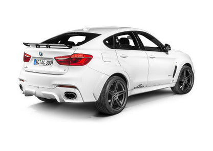 AC Schnitzer Carbon Fibre Rear Wing Spoiler for BMW X6 F16 (2014-2019) – Performance Tailgate Boot Spoiler / Aerofoil – Gloss Carbon with Black Mounts – X6 SUV Coupe Styling Body Kit Upgrade