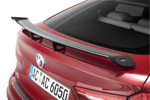 AC Schnitzer (ACS) Carbon Fibre/Carbon Fiber Rear Wing Spoiler for BMW X6 M F86 (2015-2019) - Performance Carbon Aero Tailgate/Boot Wing, Gloss Black Brackets, OEM+ Fitment X6M