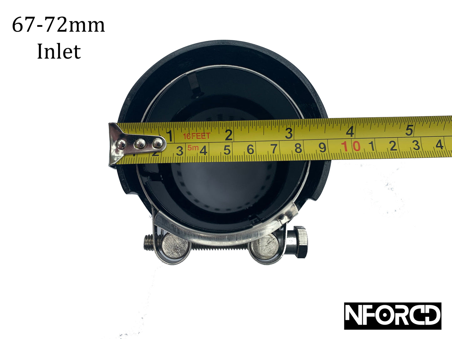 BMW Forged Carbon Fibre Exhaust Tips - Black | M Performance Style Clamp-On Tailpipe Trims with Hidden Clamp | 63-67mm / 67-72mm Inlet | UK Stock | Fits BMW 1 2 3 4 5 Series, M2 M3 M4 M5