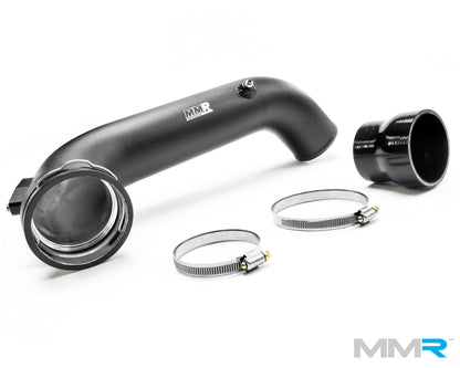 BMW N55 Charge Pipe Kit - MMR High-Flow Aluminium Chargepipe Upgrade for 135i & 335i (E-Series E8x/E9x: E82 E88 E90 E91 E92 E93) | Direct Replacement with CNC Connections & 1/8 inch Meth/Water Bungs