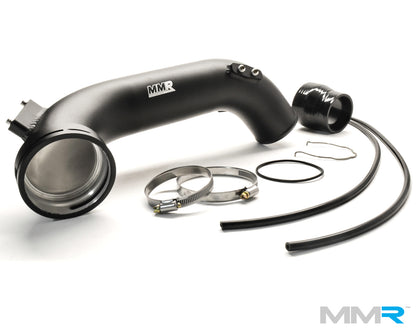 BMW N55 Charge Pipe Kit - MMR High-Flow Aluminium Chargepipe Upgrade for 135i & 335i (E-Series E8x/E9x: E82 E88 E90 E91 E92 E93) | Direct Replacement with CNC Connections & 1/8 inch Meth/Water Bungs