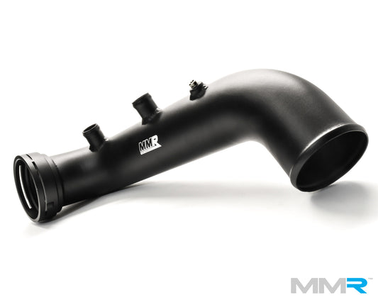 BMW N54 Charge Pipe/Chargepipe Kit by MMR | High-Flow Aluminium | 135i, 335i, 1M | E82 E88 E90 E91 E92 E93 (2006-2012) | CNC Ends, 1/8 NPT Meth Bung, Black