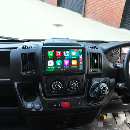 Fiat Ducato - Citroen Relay - Peugeot Boxer Apple Carplay / Android Auto 9" Stereo Upgrade