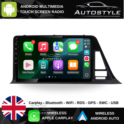 Toyota C-HR Apple Carplay / Android Auto 9" Stereo Upgrade  (2016-2022) Left Hand