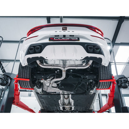 Cupra Leon 2.0 TSI 300 MK4 KL1 (2020+) OPF/GPF Back Cat-Back Exhaust - Back Box / Rear Silencer / Muffler Delete - Non-Res or Resonated - 3 Inch T304 Stainless 76.2mm - EA888 Performance System