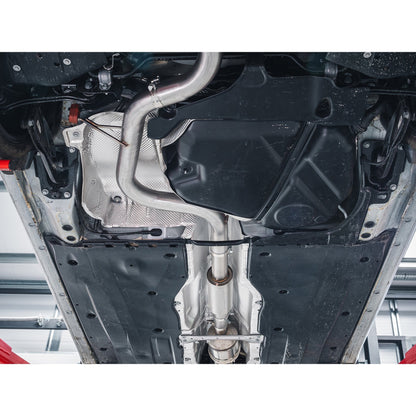 Cupra Leon 2.0 TSI 300 MK4 KL1 (2020+) OPF/GPF Back Cat-Back Exhaust - Back Box / Rear Silencer / Muffler Delete - Non-Res or Resonated - 3 Inch T304 Stainless 76.2mm - EA888 Performance System