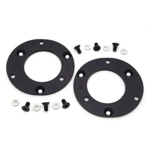Dinan Front Camber Plates / Offset Strut Top Mounts for BMW M3 E90 E92 E93 (E9x, 2008-2013) - Alignment Plates for Negative Camber, Handling Upgrade for S65 V8, Track Day & Fast Road