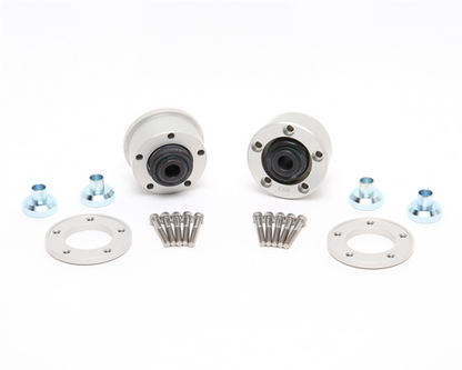 Dinan Front Thrust Arm / Tension Strut Monoball Kit – Spherical Bearing Lower Control Arm Upgrade – BMW E60 E63 E64 5 & 6 Series incl. M5/M6 (2004-2010) – Brake Judder/Shimmy Fix, Steering Wobble Cure – Radius Rod/Wishbone Bushing Replacement