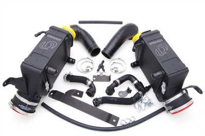 Dinan Air-to-Water Intercoolers (Pair) for BMW X5 E70 xDrive50i 2011-2013 & X6 E71 xDrive50i 2008-2014 | N63 Twin-Turbo V8 Performance Intercooler & Charge Cooler Upgrade