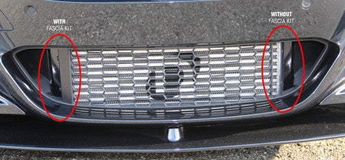 Dinan FMIC Fascia Hardware / Intercooler Surround Trim for BMW 3 Series F30 F31 F3x (2012-2016) M Sport/M Tech Front Bumper – Grille Finisher/Shroud & End Tank Cover – For Dinan Dual Core Front Mount Intercooler – 328i 335i