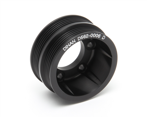 Dinan Underdrive Pulley Kit for BMW M3 E9X (E90 E92 E93) 05/2008+ - S65 V8 Performance Upgrade, 6061 Aluminium Black Anodised, Retains Factory Harmonic Damper