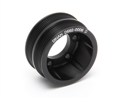 Dinan Underdrive Pulley Kit for BMW M3 E9X (E90 E92 E93) 05/2008+ - S65 V8 Performance Upgrade, 6061 Aluminium Black Anodised, Retains Factory Harmonic Damper