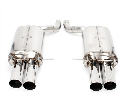Dinan Free Flow Exhaust for BMW M5 E60 (2006-2010) - S85 V10, 304 Stainless, No Drone, 3.5-inch Quad Polished Tips