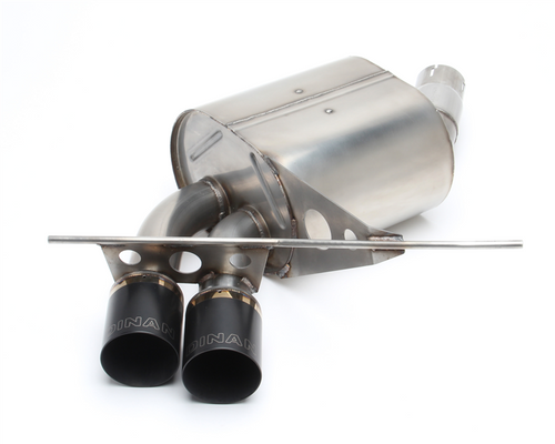 Dinan Free Flow Axle-Back Exhaust with Twin Black Tips for BMW 1 Series E82/E88 135i 135is (2008-2013) – Performance Back Box Stainless Rear Silencer/Muffler Upgrade N54/N55 UK